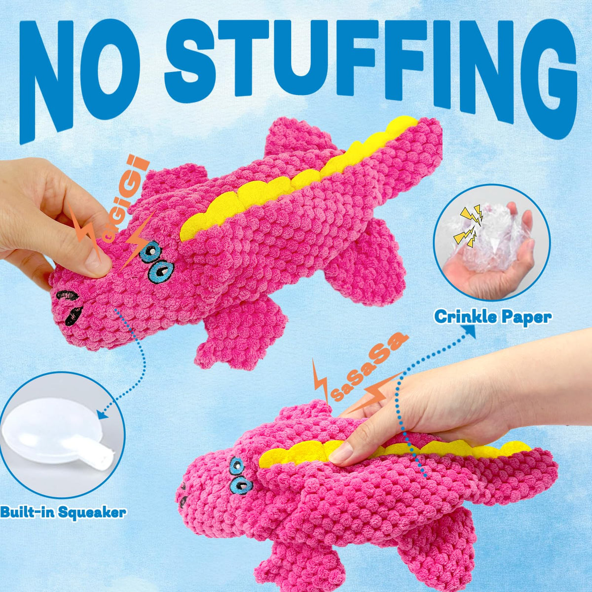 Kahu & Kin Crinkle Sea Creature Plush Toys