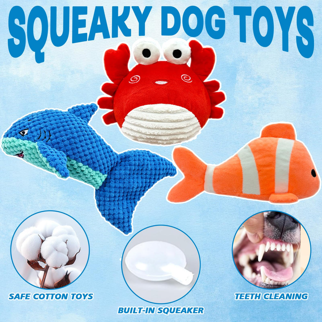 Kahu & Kin Crinkle Sea Creature Plush Toys