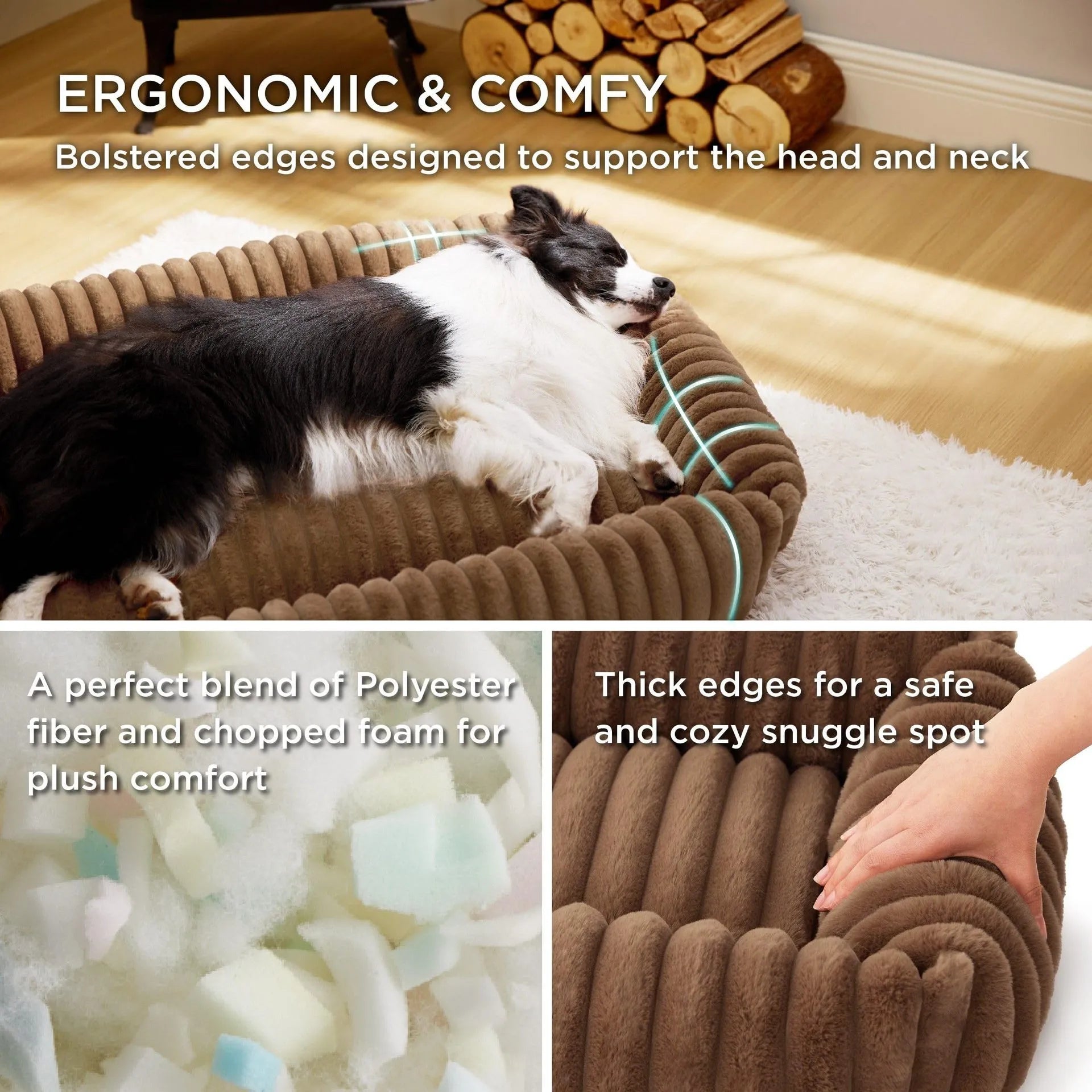 Kahu & Kin Blush Calming Orthopedic Bed™